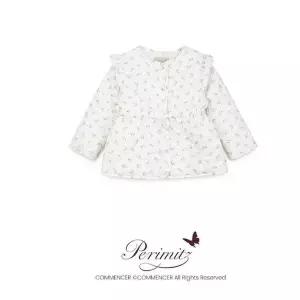 어깨프릴 퀼팅점퍼 P2532J050