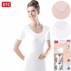 BYC얇은 편면 환타쟈여성용반팔런닝1매BYI2550