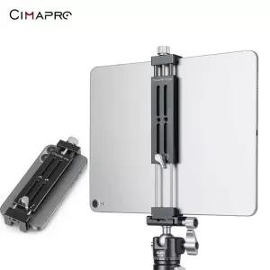 태블릿삼각대 거치대 XILETU Cimapro 알루미늄 합금 폰 태블릿 클램프 14 나사 콜드 슈 홀더 아이패드 프로