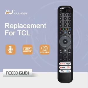 RC833 GUB1 TCL 음성 원격 제어 교체에 적합 C645 P745
