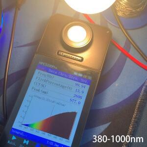 HPCS330Pro HOPOOCOLOR 380-1000nm 근적외선 조도 MW/cm2 분광계 CCT CRI 측정기 스펙트럼 분석기