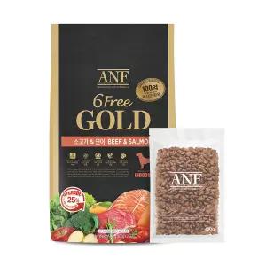 ANF 식스프리골드 인도어 독 소고기 연어 10kg 강아지사료 개 밥 애견 건식
