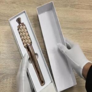 럭셔리 홈 스킨케어 스틱 얼굴 목 마사지기 리프팅 건강 관리 기기 얼굴 마사지용