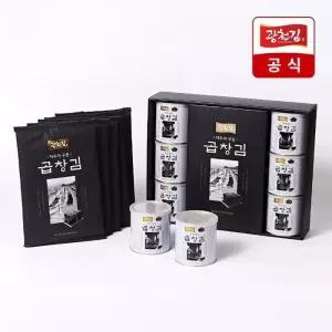 [광천김] 골드라벨 곱창김 선물세트 (인산가 죽염 캔김 6캔+지주식 구운 곱창김 5봉)