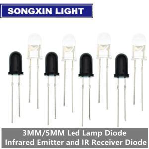 정류다이오드 ARDUINO용 10쌍 3MM 5MM 940NM 301A 다이오드 LED 이미터 IR 수신기