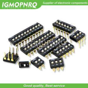 정류다이오드 5PCS 토글 스위치 DIP SMD 123456810PIN 소켓 비트 54MM 검은색 IBUW 피치 스냅 슬라이드 10