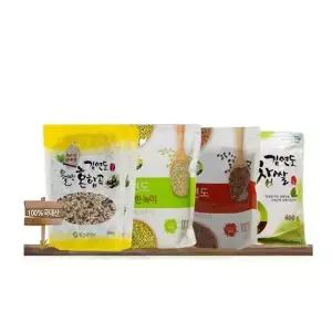 김연도 웰빙혼합10곡 500g 5봉 + 녹미2봉+홍미2봉+찹쌀1봉