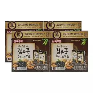 [셀러허브]삼육식품 삼육두유 검은콩 호두와 아몬드 190ml x 16팩 x4박스 (S52304416)