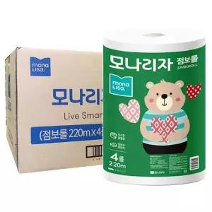 점보롤 물에잘녹는 녹스 라이브스마트 2겹16롤 220m