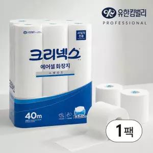 물에 잘 녹는 에어셀 화장지 40M 24롤 두루마리휴지