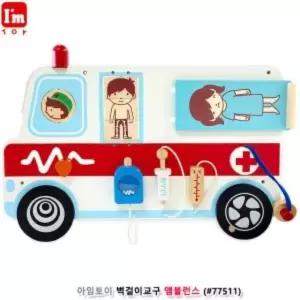 유아용품 아임토이 벽걸이교구 앰뷸런스
