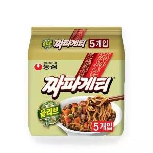 [셀러허브]농심 올리브 짜파게티 140g 40봉-라면/짜장라면(SH) (S52595279)