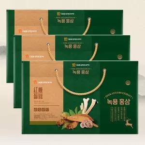 대웅생명과학 녹용홍삼 70ml 30포 3박스