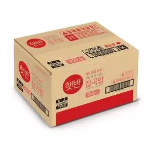 햇반 매일 잡곡밥 210g x 36