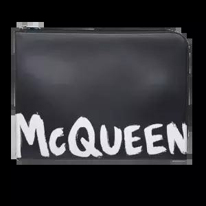 알렉산더맥퀸 609481 INT0B 1070 로고 클러치 블랙 Alexander McQueen 100%정품