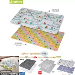 아기노리 놀이방 매트 자동차도로 링링알파벳 양면 초대형/층간소음방지매트/유아매트/방음매트/거실매트
