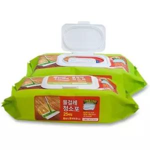 고급형 물걸레청소포 25매(대형38x20) 물걸레 청소포 청소용물티슈 정전기청소포 청소용품
