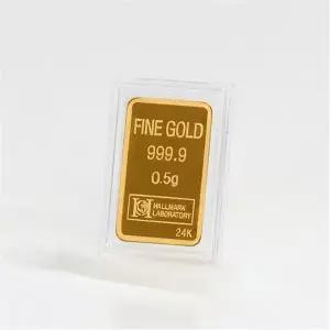 [카드결제 가능] 순금 미니 골드바 999.9% 0.5g 금테크 미니금 행운 은퇴 선물 금괴