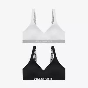 [휠라 언더웨어] 헤리티지 테니스 브라 2종 택 (FI4BAG1104F_2SKU)