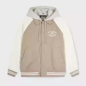 [롯데백화점]후아유 남녀공용 Hood Varsity Coach Jacket WHJJG2221U