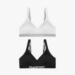 [휠라 언더웨어][휠라 공식] 헤리티지 테니스 브라 2종 택 (FI4BAG1104F_2SKU)