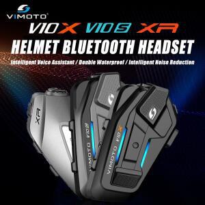 Vimoto 어 버전 XR/V10S/V10X 오토바이 헬멧 블루투스 헤드셋 IPX67 소음 감소 다중 사람 통화 헬멧 이어폰