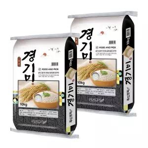 경기미 20kg(10kg 2개) 특등급 추청 경기쌀 단일품종