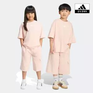 [아디다스키즈](센텀시티점)[adidas kids] (A100-A140) 타이론스터 티셔츠 세트 (KE2664)