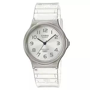 [셀러허브 패션]CASIO 카시오 MQ-24S-7B 공용 투명 클리어 학생 수능 시험 시계 (51137866)