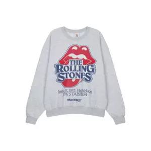 와일드동키 남여공용 ROLLINGSTONES 크루넥 맨투맨 헤더그레이 WDFW26FG01-7061373196