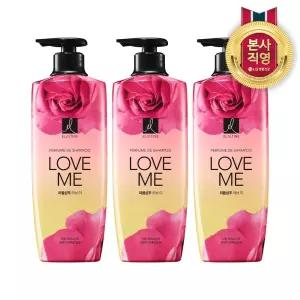 엘라스틴 퍼퓸 러브미 샴푸 600ml 3개(프루티플로럴향)