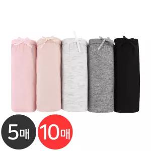 (30%즉시할인) 브랑르 심플 미디 1박스 5매 / 2박스10매 여성팬티 면팬티
