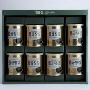 캔김 선물세트 하나맛김 일품 조미 곱창김 8캔 추석 명절 선물 세트