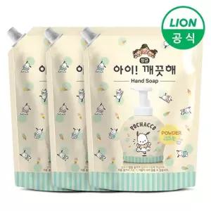 아이깨끗해 CJ 포차코 에디션 순 1.8L 리필 3개 대용량 핸드워시 손세정제