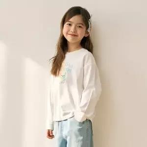 [더데이걸]로엠걸즈 라운드넥 그래픽 티셔츠 RGLA2611C