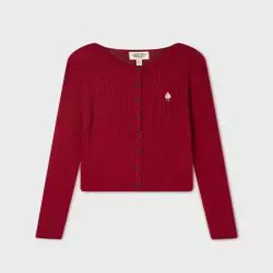High Gauge Cotton Cable Cardigan / WHCKG4821F
