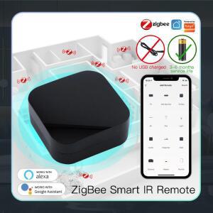 VIKEFON Tuya ZigBee 스마트 IR 리모컨 범용 적외선 리모컨 스마트 홈용 알렉사 구글 홈과 호환