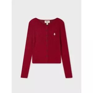 후아유 High Gauge Cotton Cable Cardigan WHCKG4821F