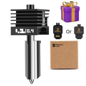 Bambu Lab 스테인리스 스틸 강화강스틸 핫엔드 노즐 0.2MM/0.4MM/0.6MM/0.8MM P2S X2D H2D H2S H2C 3D 프