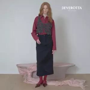 드베로타 26FW 나일론 롱 슬릿 스커트