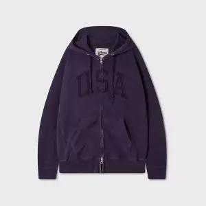 [후아유](신세계 사우스시티)Vintage Dyed USA Hood Zip-up(Over-fit) WHMZG4991U