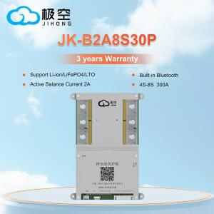 JIKONG JK BMS B2A8S30P 300A CAN 통신 RS485 4S 5S 6S 7S 8S 리튬이온/리튬인산철/LTO 배터리 12V 24V 48V