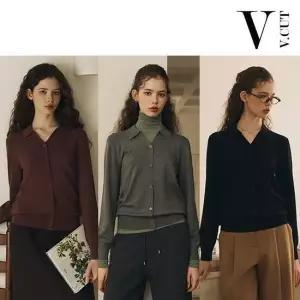[무료배송] 브이컷 26FW 브이 카라 풀오버 3종
