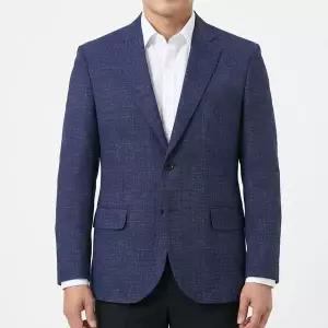 [아즈바이]남성 봄 여름 나염 신사 콤비 자켓 마이 ACO115 중년