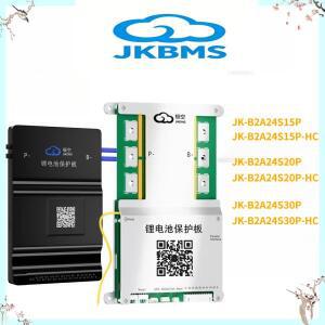 JK BMS JK-B2A24S15P 2A 밸런스 전류 HET CAN BMS 150A 200A 300A BT 24S 리튬이온 리튬인산철 배터리 저장