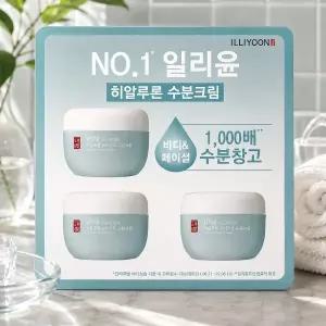 일리윤 히알루론 수분크림 100ml x 3