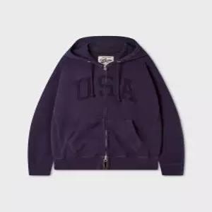후아유 Vintage Dyed USA Hood Zip-up(Over-fit) WHMZG4991U