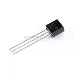 조정 가능한 전압 기준 칩 IC 트랜지스터, TL431 SOT23 TO92 DIP SMD 0.5%, 2.5V-36V, 100mA, 50 개