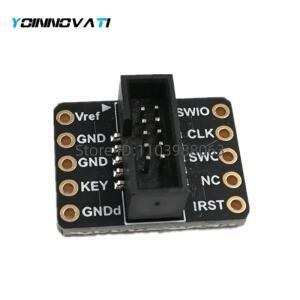 1PCS 2743 JTAG-SWD 어댑터 케이블 2x5 1.27mm/2.54mm 피치 DIP 10핀 변환기