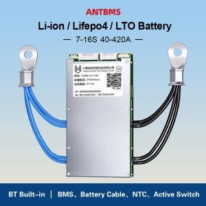 ANT SMART BMS 7-16S 리튬인산철 배터리 24V 10S 13S 48V 30A 리튬이온 20S NMC LFP 전기자전거 전동스쿠터